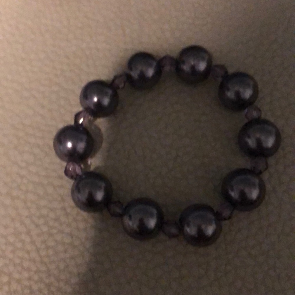 Costume Purple Pearl Bracelet
